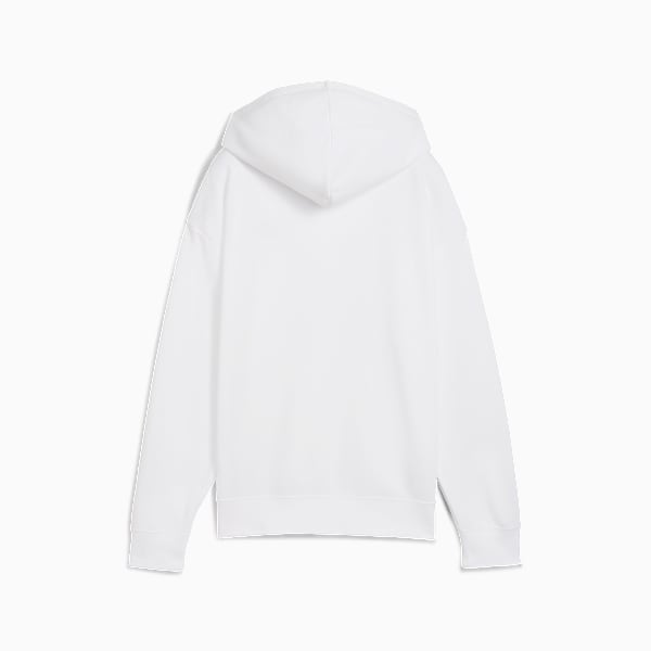 Chandail à capuchon en molleton confortable à fermeture éclair entière Essentials Small avec logo n<sup>o</sup> 1 Femme, PUMA White, extralarge
